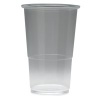 Value Flexiglass 1/2 Pint Clear Plastic Glass (Pack 50)