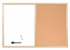 Bi-Office Combo Board Pine Frame 600mm X 400mm