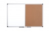 Bi-Office Maya Alu Frame Combo Board Cork/Magntic 90x60cm DD