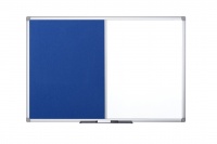 Bi-Office Maya Combo Aluminium Frame Board Blue 90x60cm DD